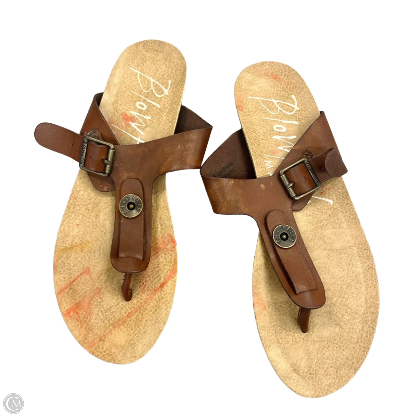 Sandals Flats By Blowfish In Brown, Size: 7