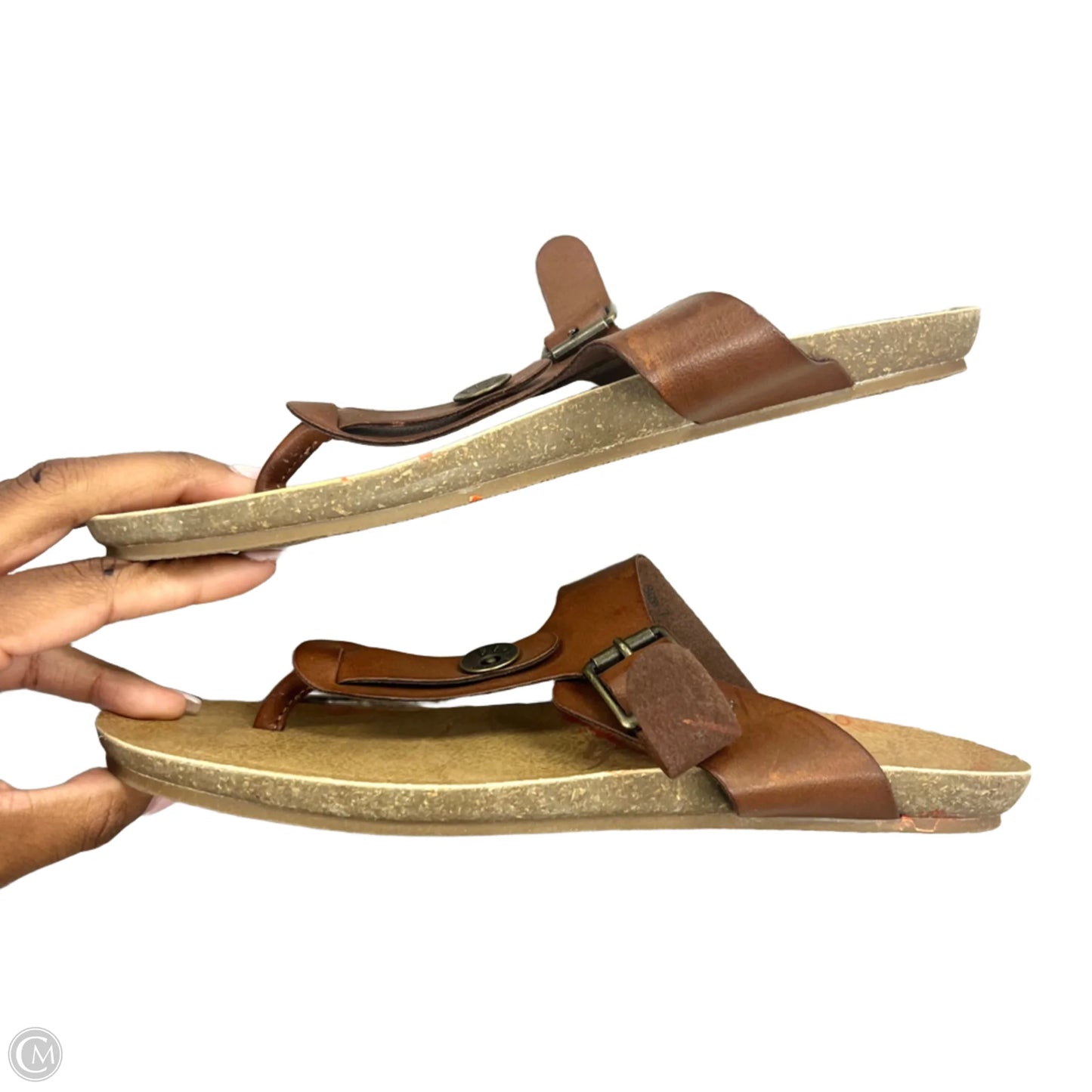 Sandals Flats By Blowfish In Brown, Size: 7