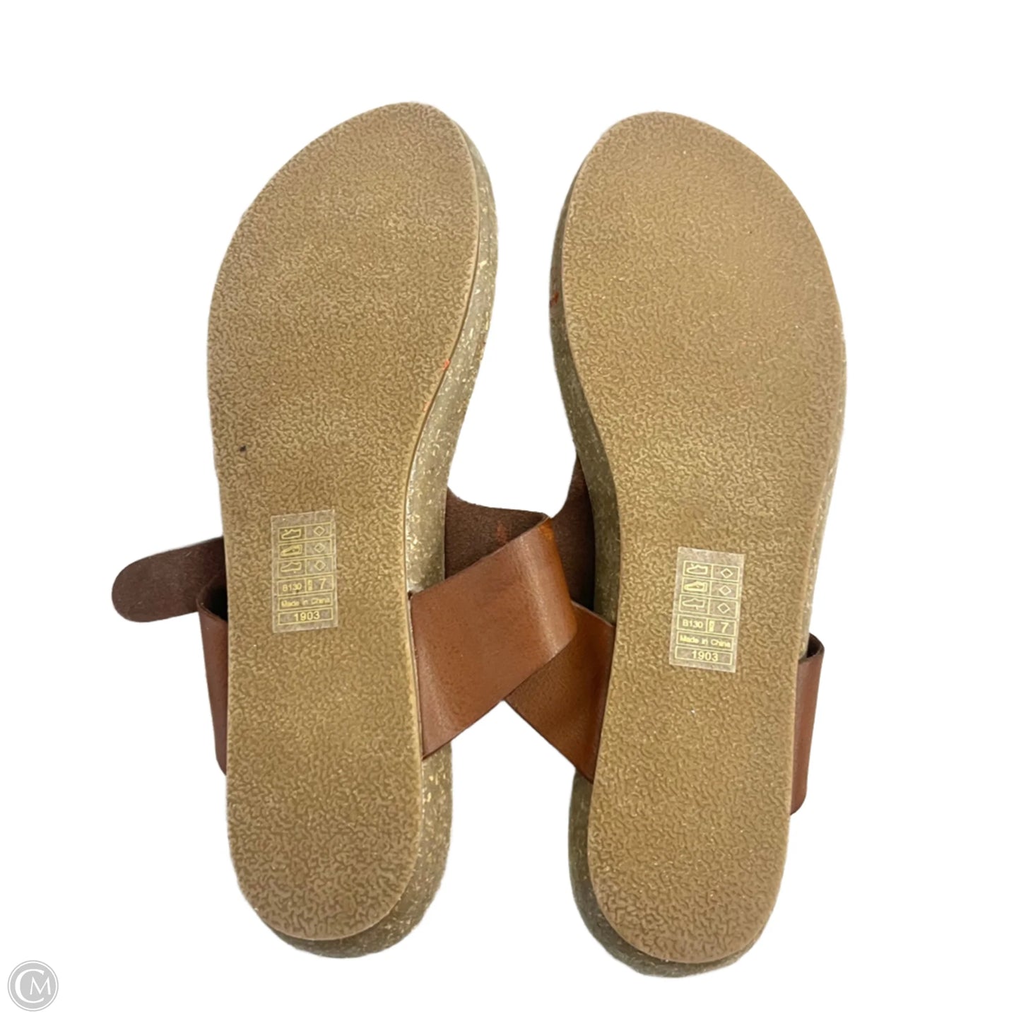 Sandals Flats By Blowfish In Brown, Size: 7