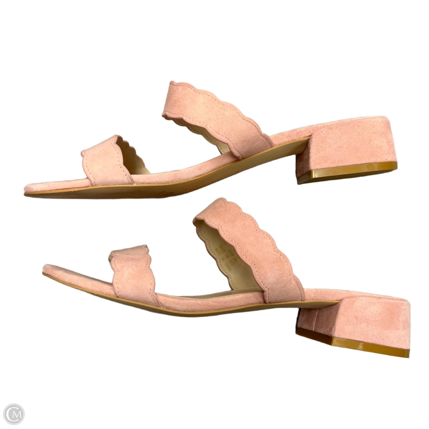 Sandals Designer By Stuart Weitzman In Peach, Size: 10.5