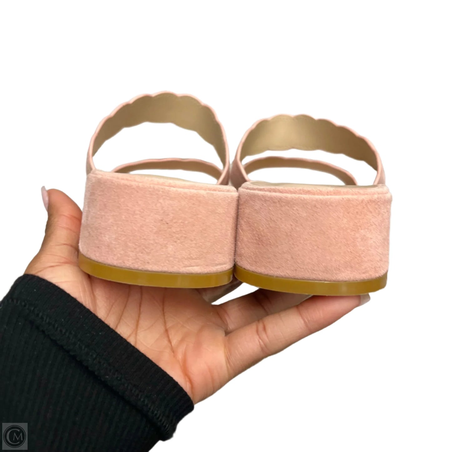 Sandals Designer By Stuart Weitzman In Peach, Size: 10.5