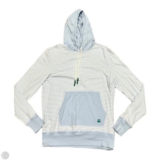 Sweatshirt Hoodie By Brooks Brothers In Blue & White, Size: Xs