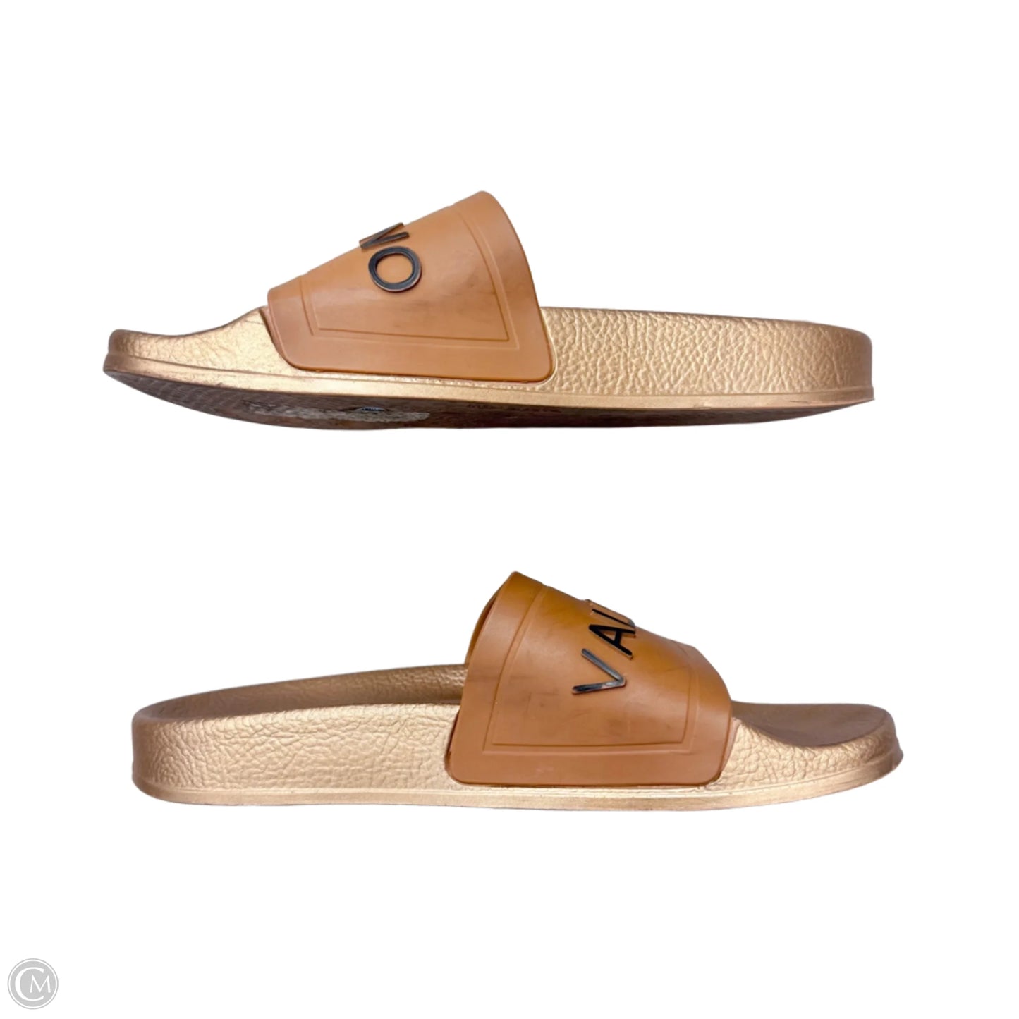 Sandals Designer By Valentino-mario In Bronze, Size: 6.5