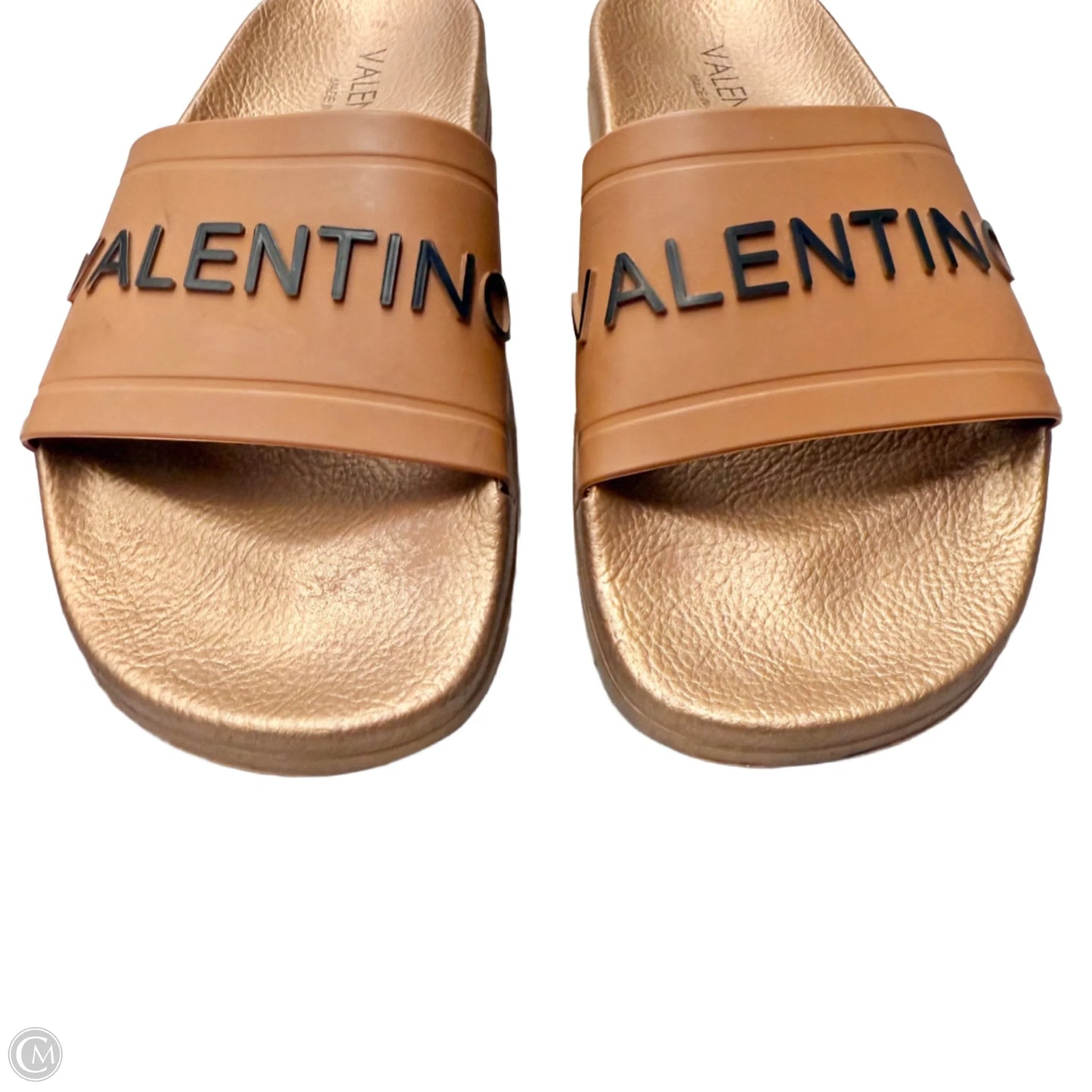 Sandals Designer By Valentino-mario In Bronze, Size: 6.5