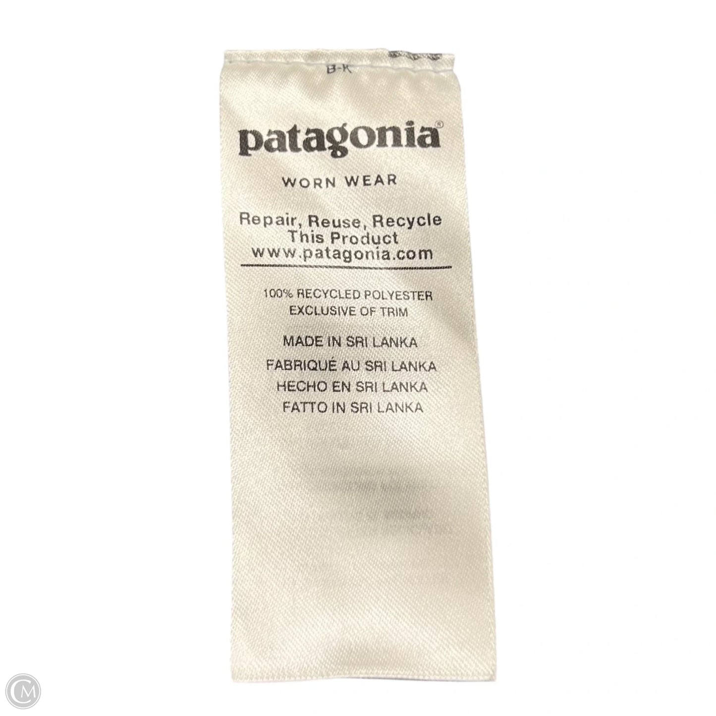 Sweatshirt Collar By Patagonia In Blue, Size: M