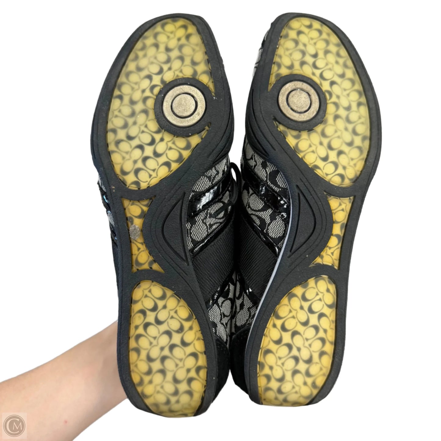 Shoes Designer By Coach In Black, Size: 6.5
