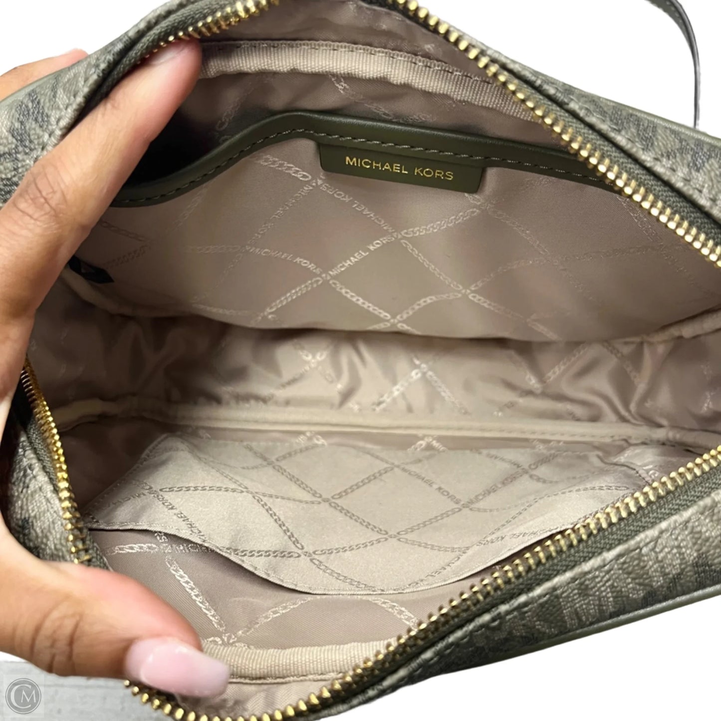 Crossbody Designer By Michael Kors, Size: Medium