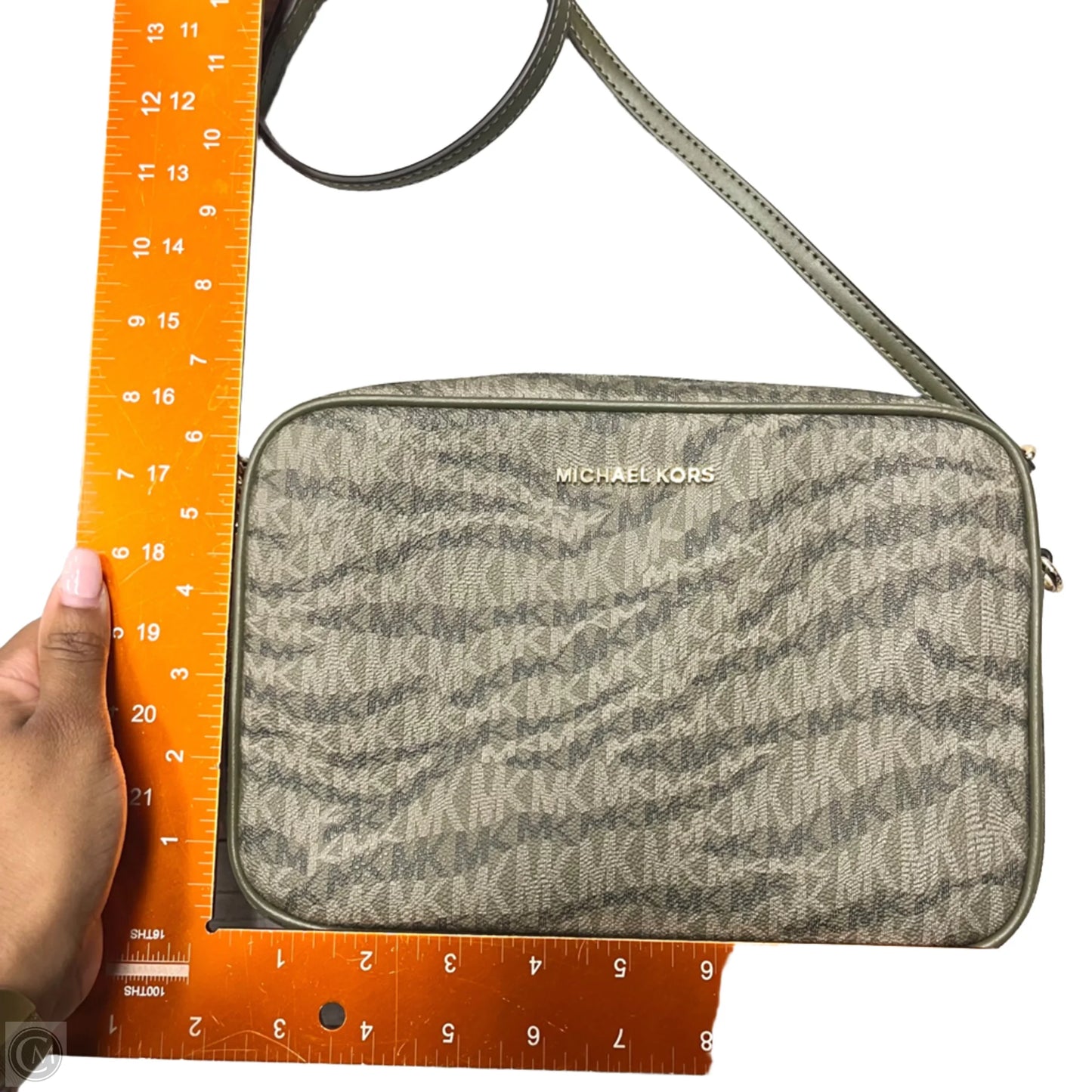 Crossbody Designer By Michael Kors, Size: Medium