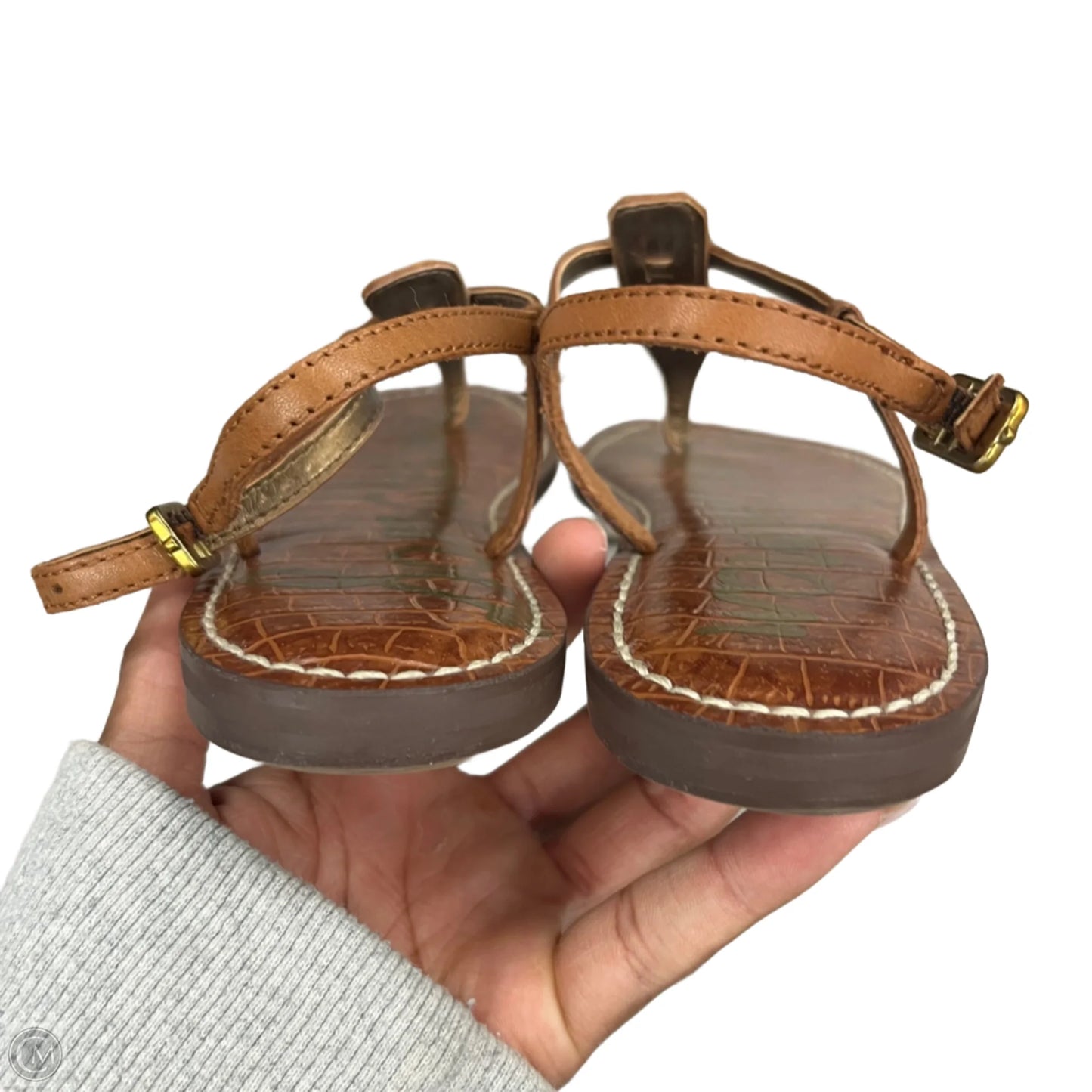 Sandals Flats By Sam Edelman In Brown, Size: 7