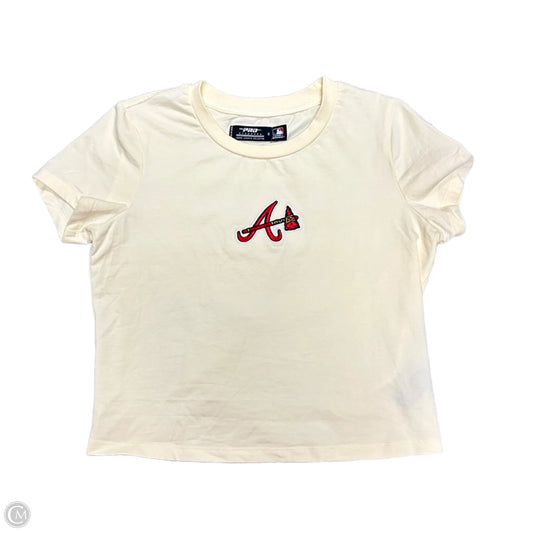 Top Short Sleeve By Pro Standard In Cream, Size: S