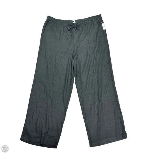 Pants Linen By Gap In Black, Size: Xl