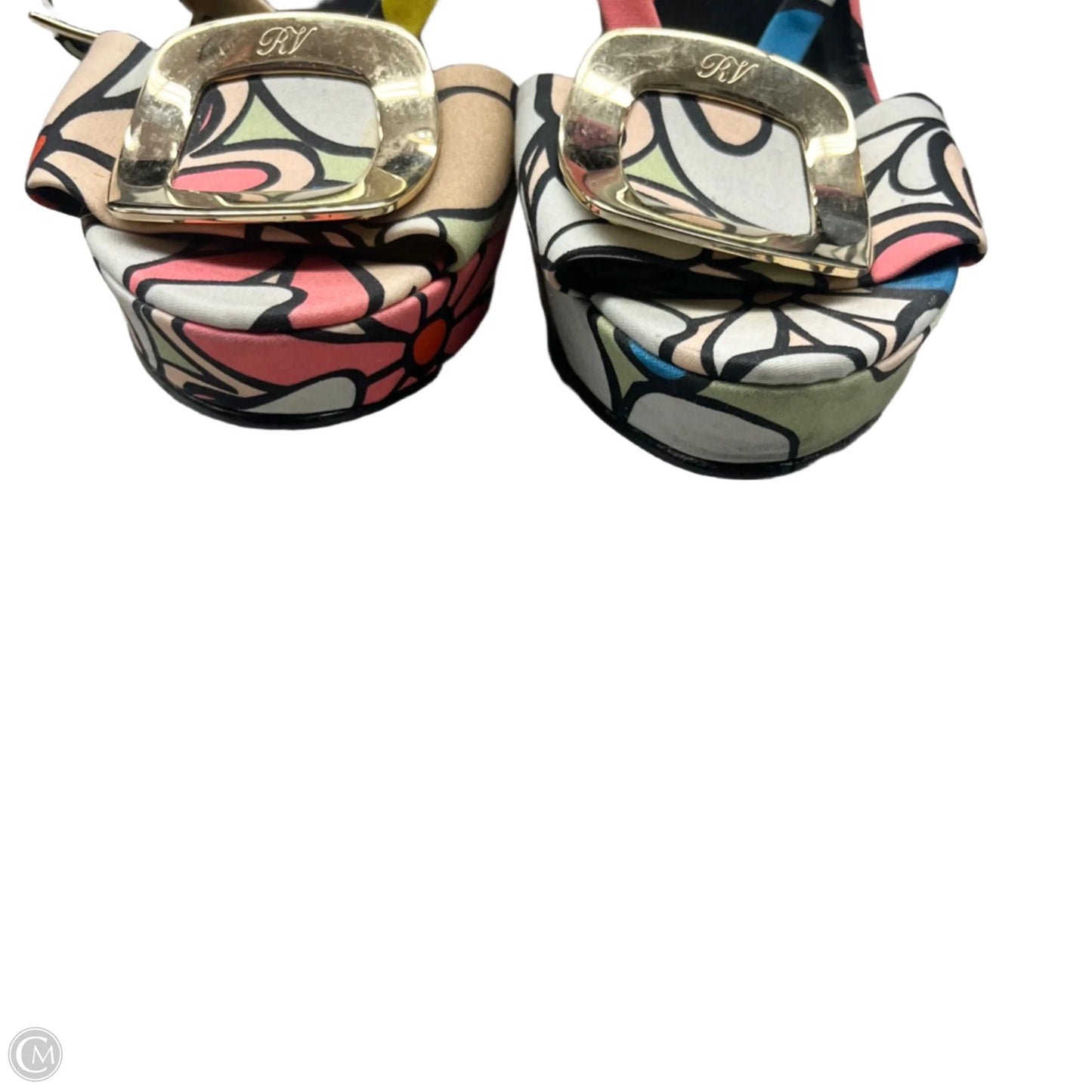 Sandals Designer By Roger Vivier In Multi-colored, Size: 6.5