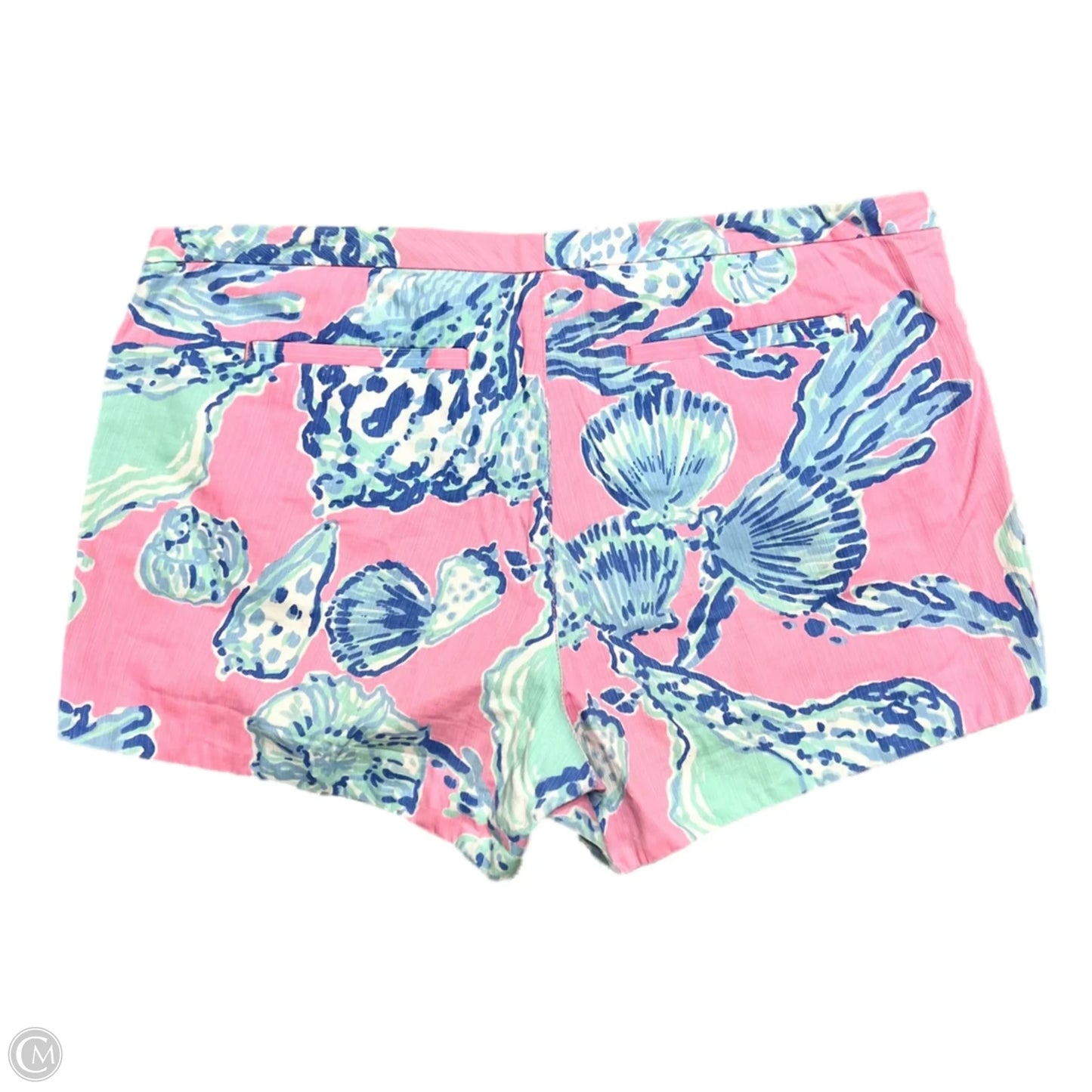 Shorts Designer By Lilly Pulitzer In Blue & Pink, Size: 12