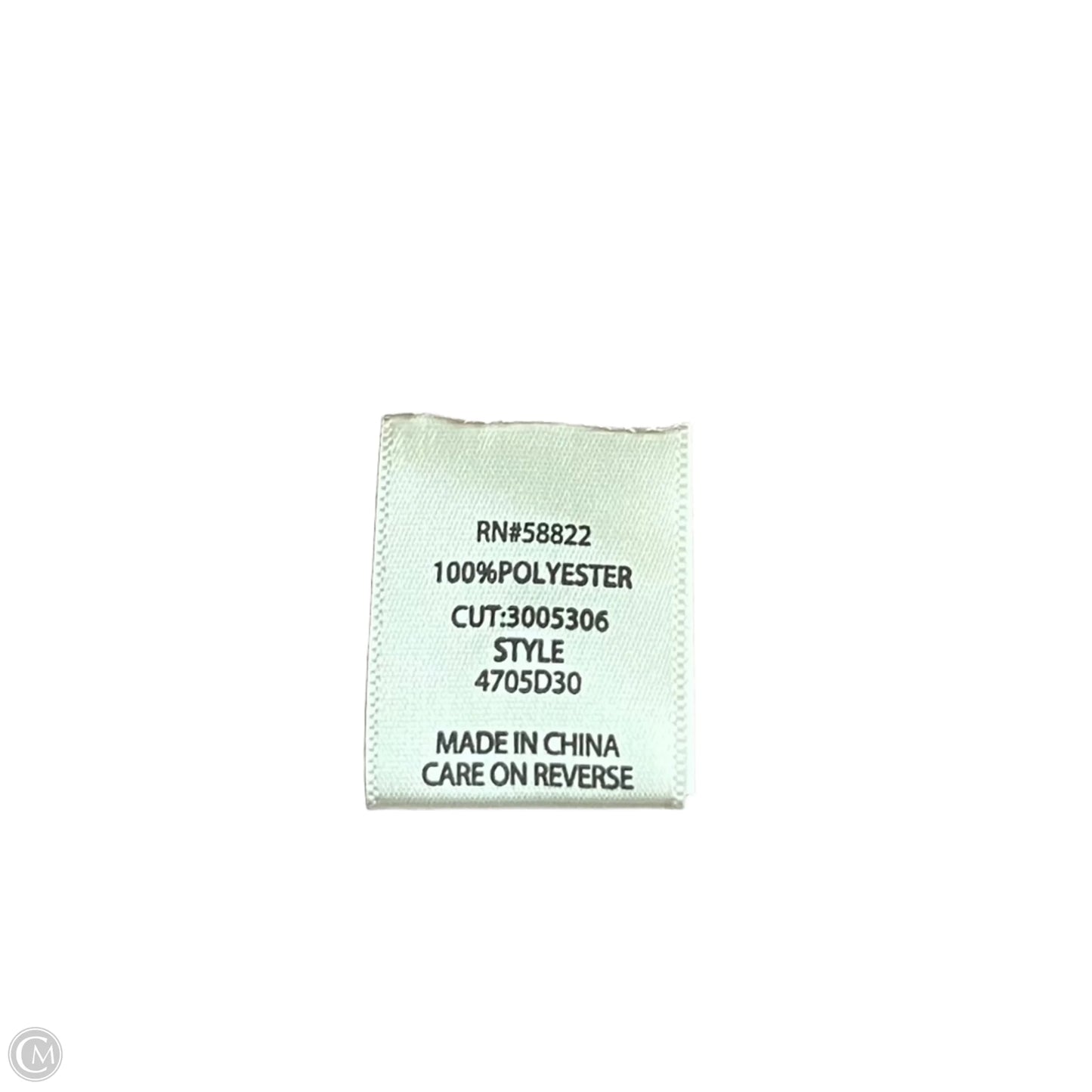 Top Short Sleeve By Max Studio In Polkadot Pattern, Size: Xl