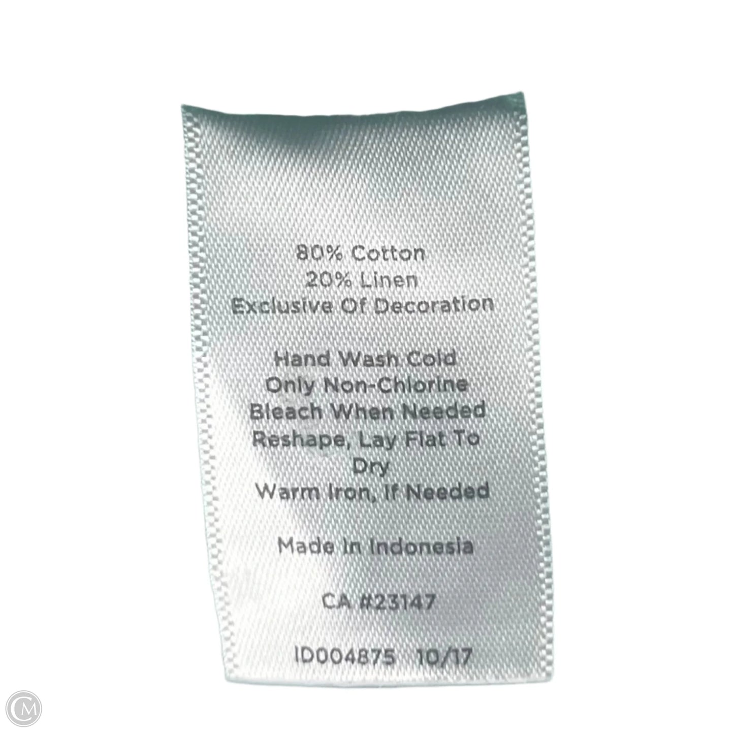 Top Long Sleeve By Talbots In Blue & Green, Size: L