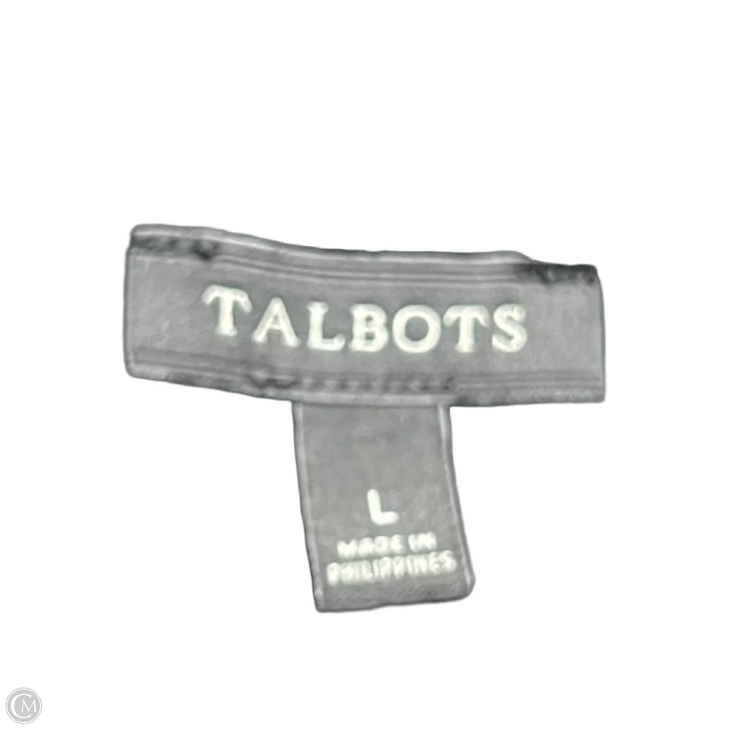 Top Sleeveless By Talbots In Black, Size: L