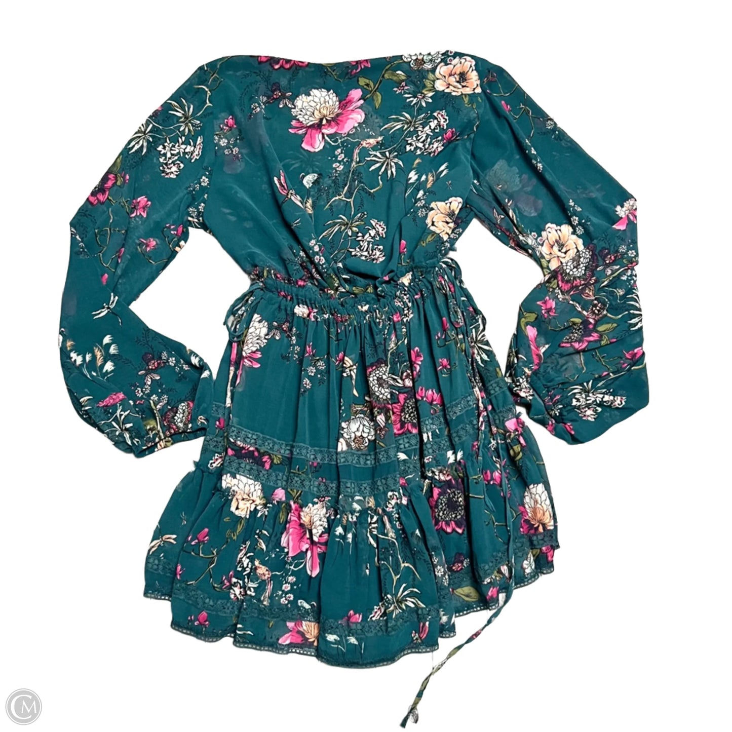 Dress Casual Short By Free People In Blue & Pink, Size: S