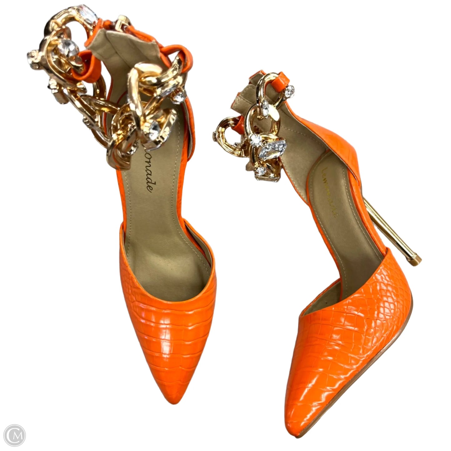 Shoes Heels Stiletto By Lemonade In Orange, Size: 6