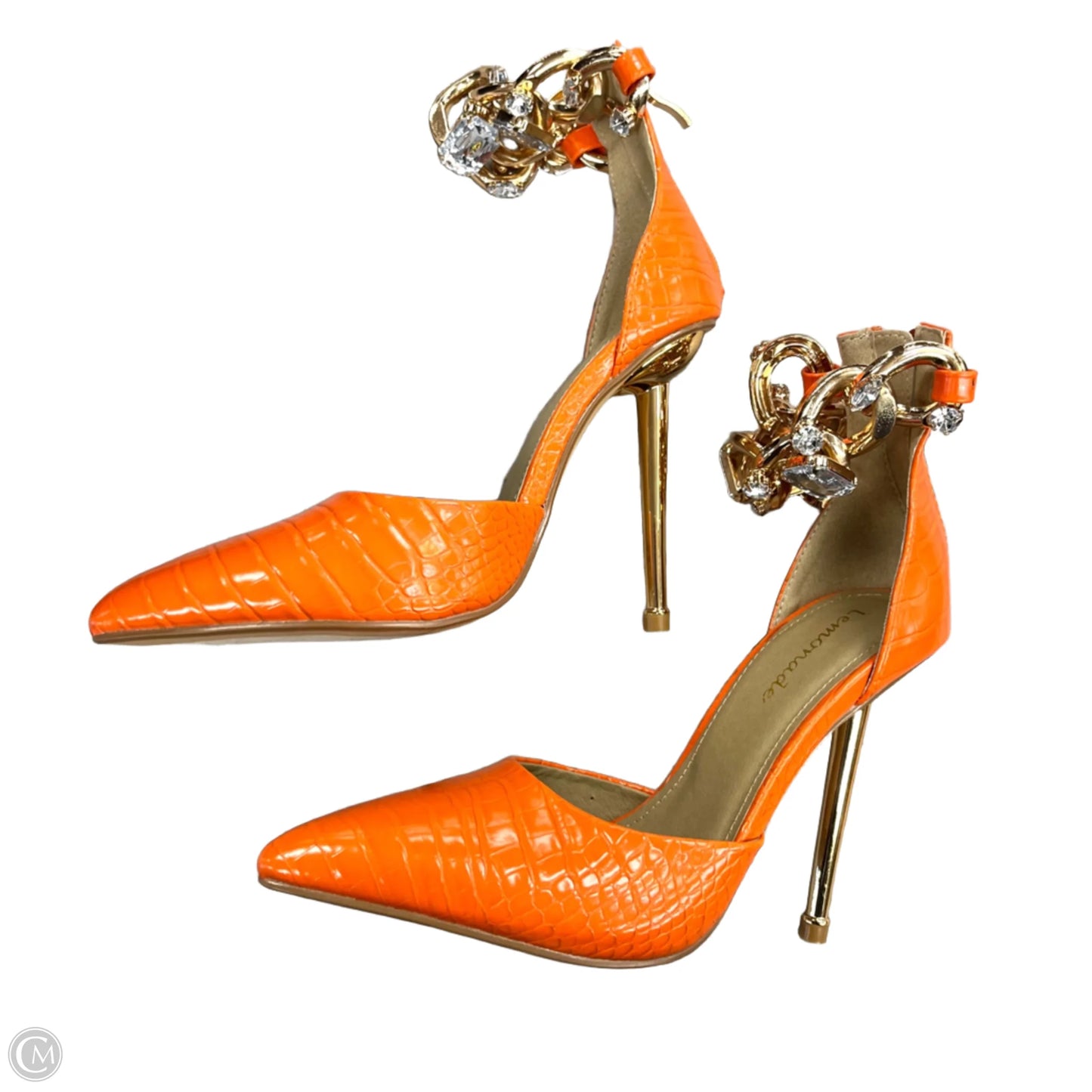 Shoes Heels Stiletto By Lemonade In Orange, Size: 6