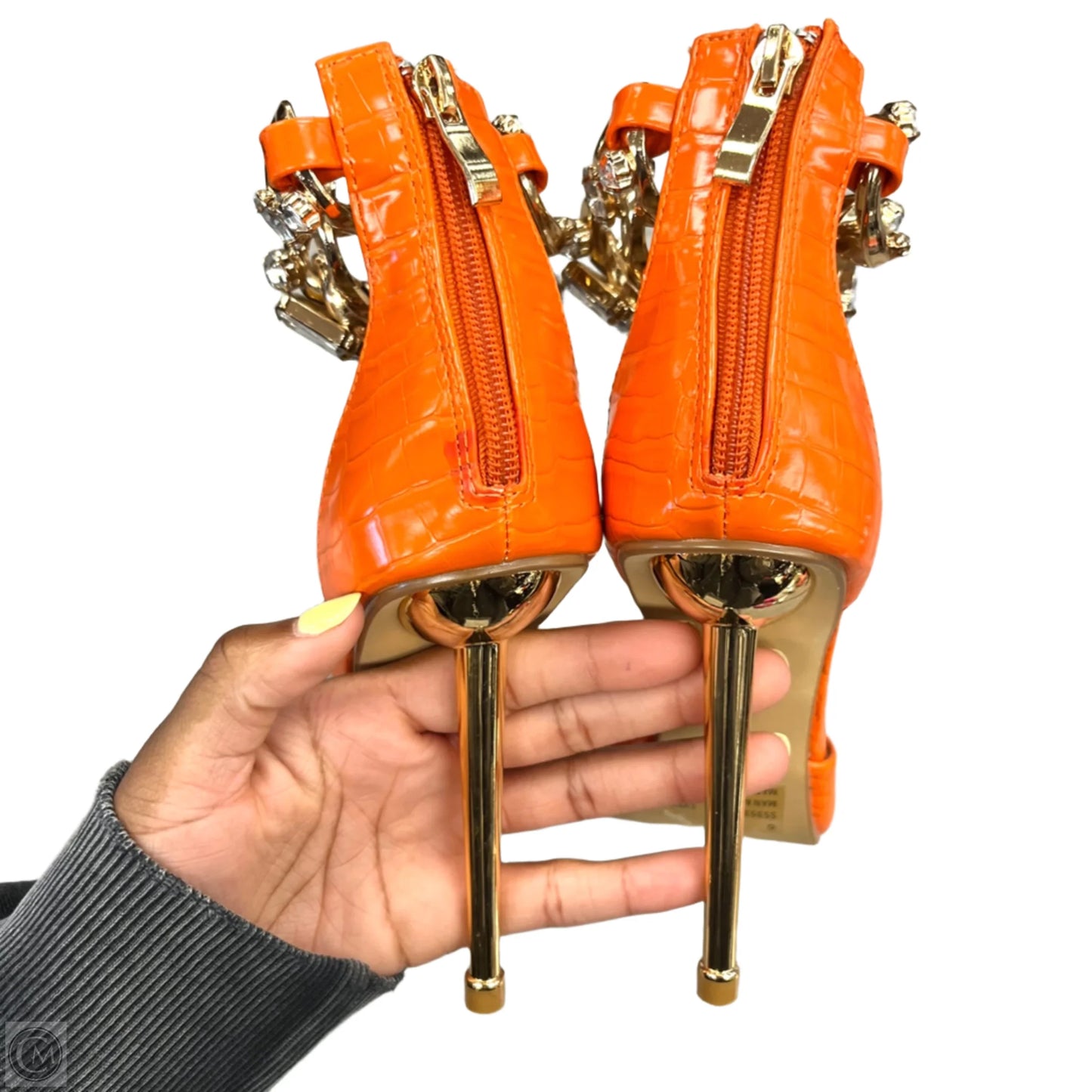 Shoes Heels Stiletto By Lemonade In Orange, Size: 6