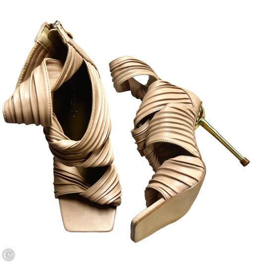 Sandals Heels Stiletto By Lemonade In Tan, Size: 7