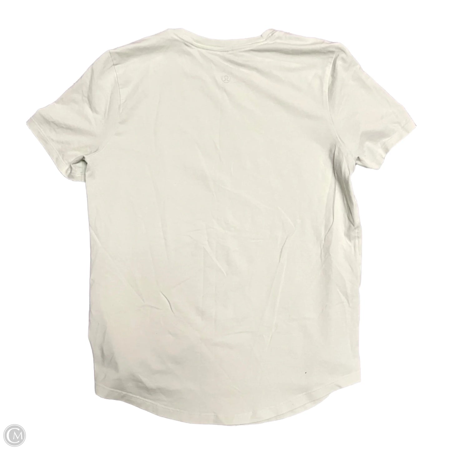 Athletic Top Short Sleeve By Lululemon In Green, Size: S