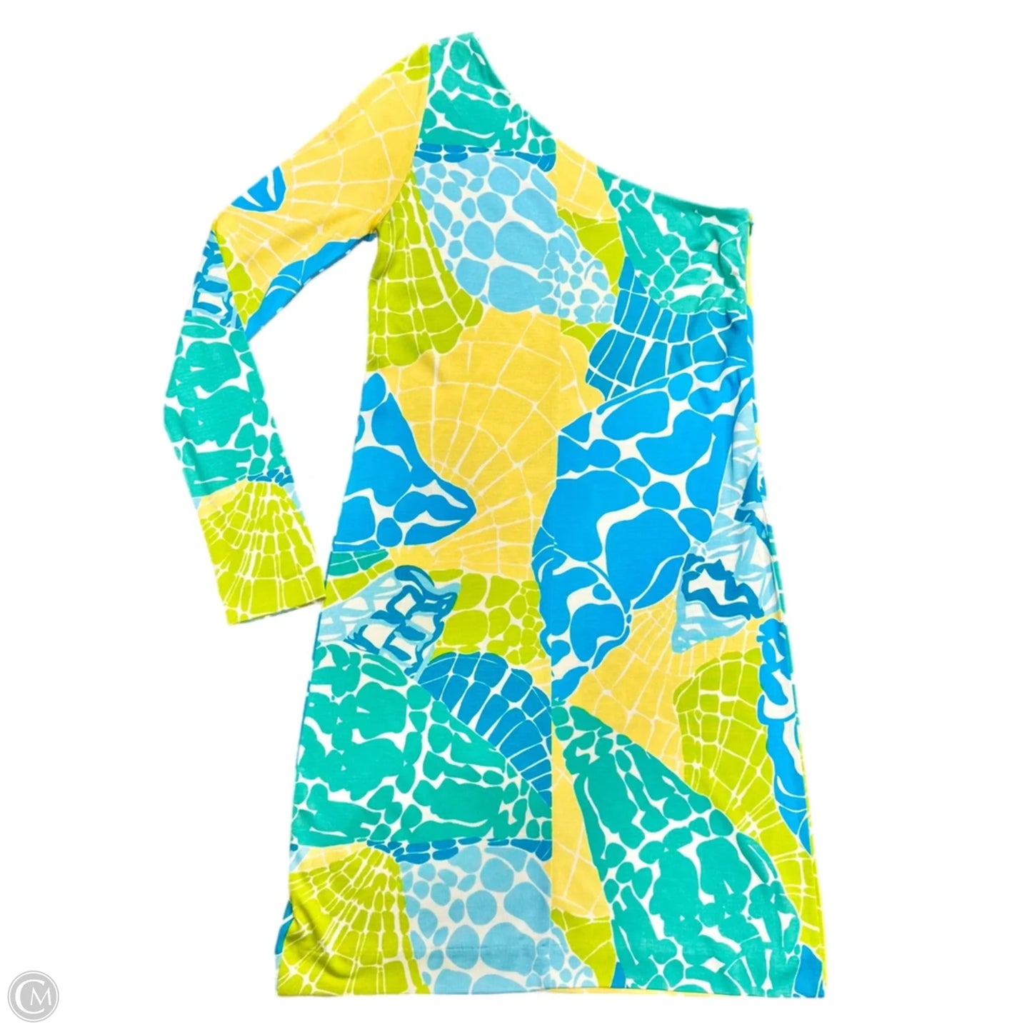 Dress Designer By Lilly Pulitzer In Blue & Yellow, Size: S