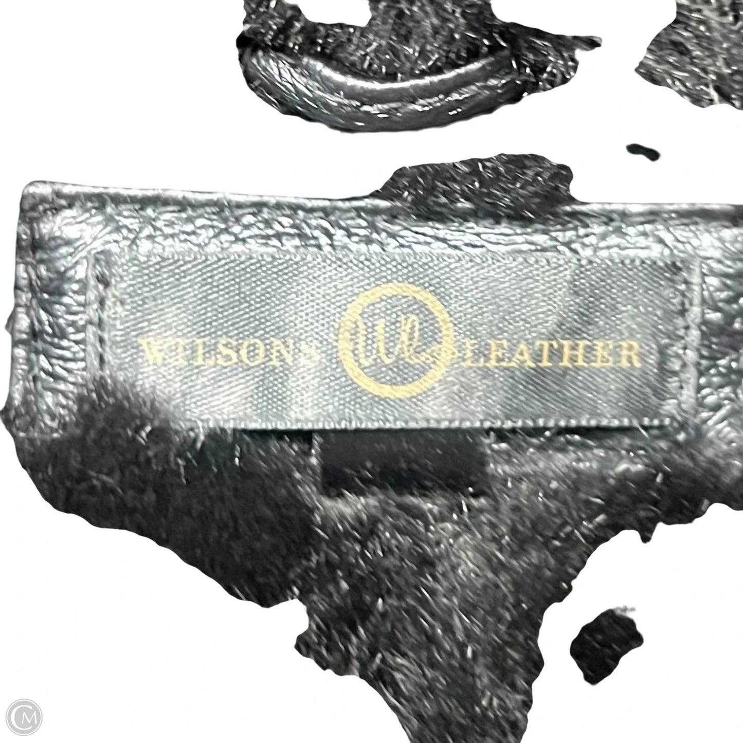 Jacket Leather By Wilsons Leather In Black, Size: S