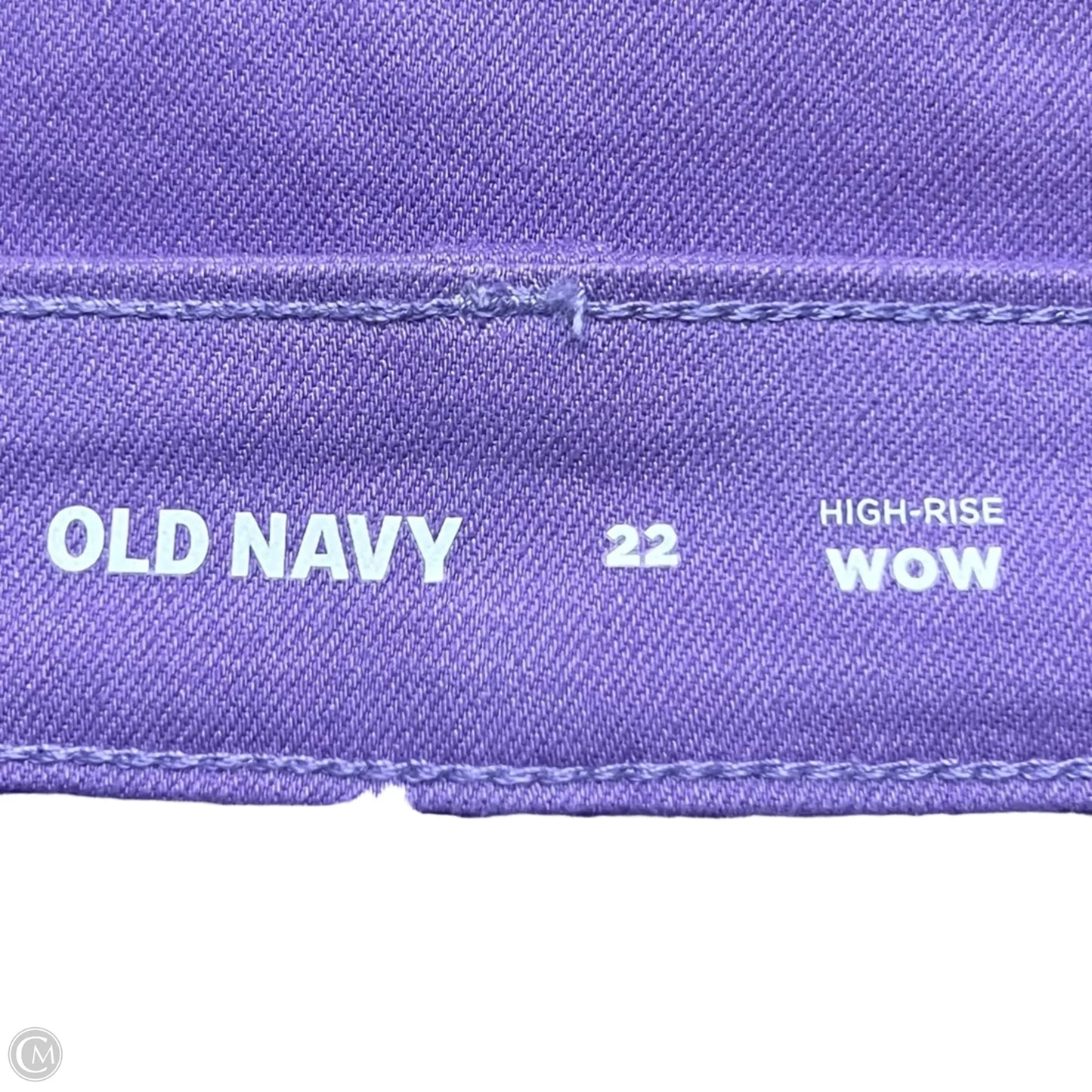 Shorts By Old Navy In Purple Denim, Size: 22