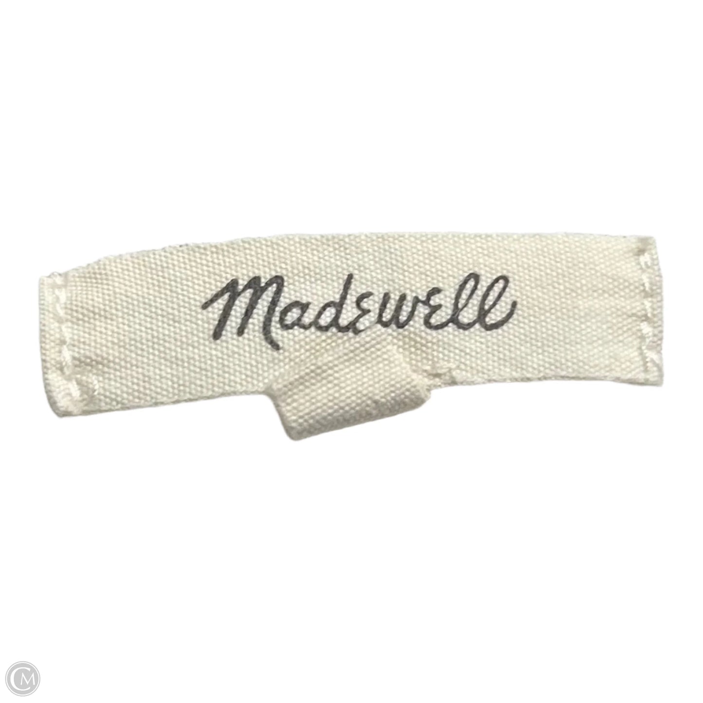 Top Short Sleeve By Madewell In Cream, Size: S