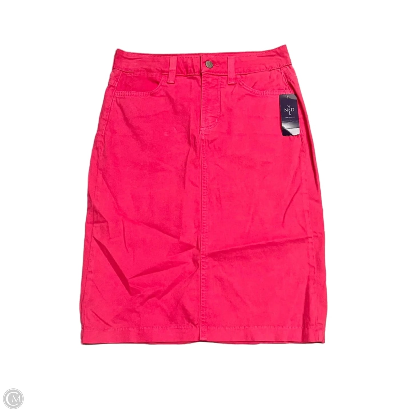 Skirt Midi By Not Your Daughters Jeans In Pink Denim, Size: 0