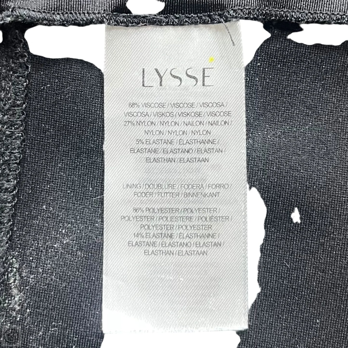 Pants Leggings By Lysse In Black, Size: 8