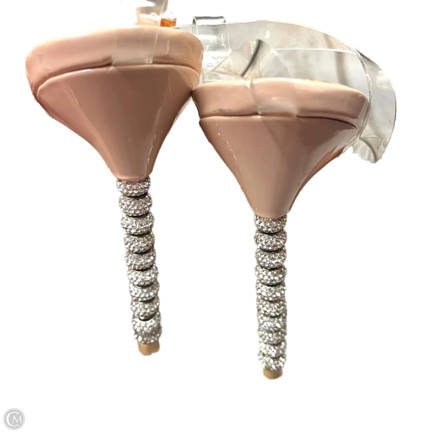 Sandals Heels Stiletto By Azalea Wang In Tan, Size: 10