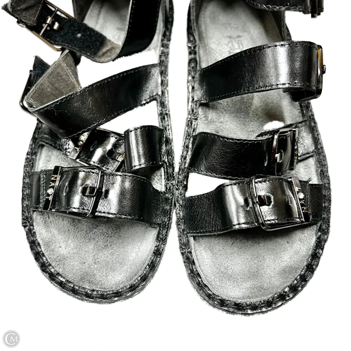 Sandals Heels Platform By Naot In Black, Size: 7.5