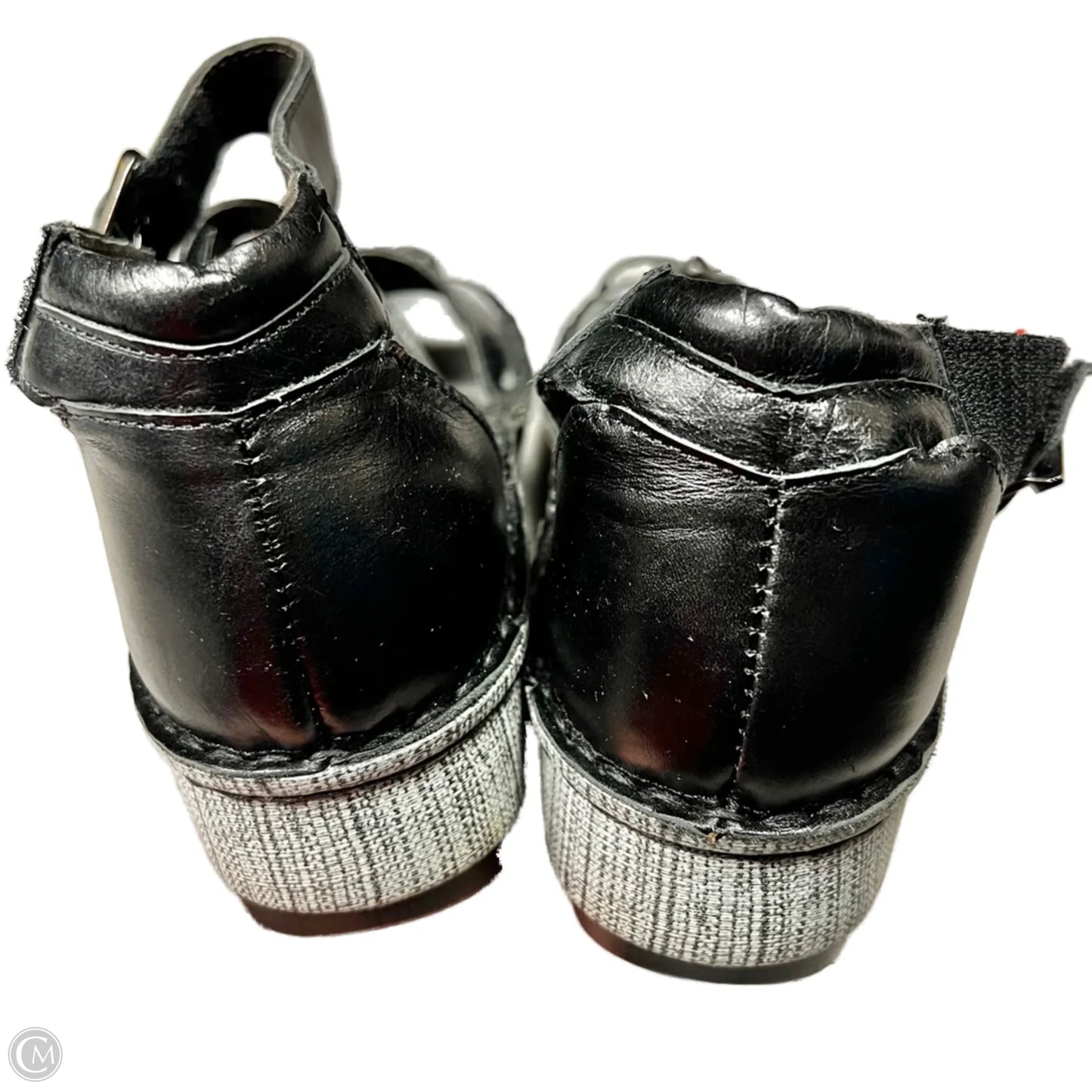 Sandals Heels Platform By Naot In Black, Size: 7.5