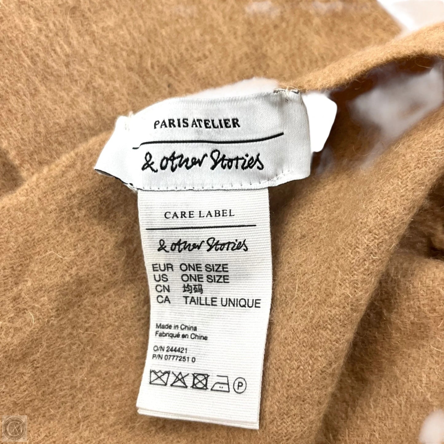 Scarf Winter By Paris Atelier & Other Stories In Tan