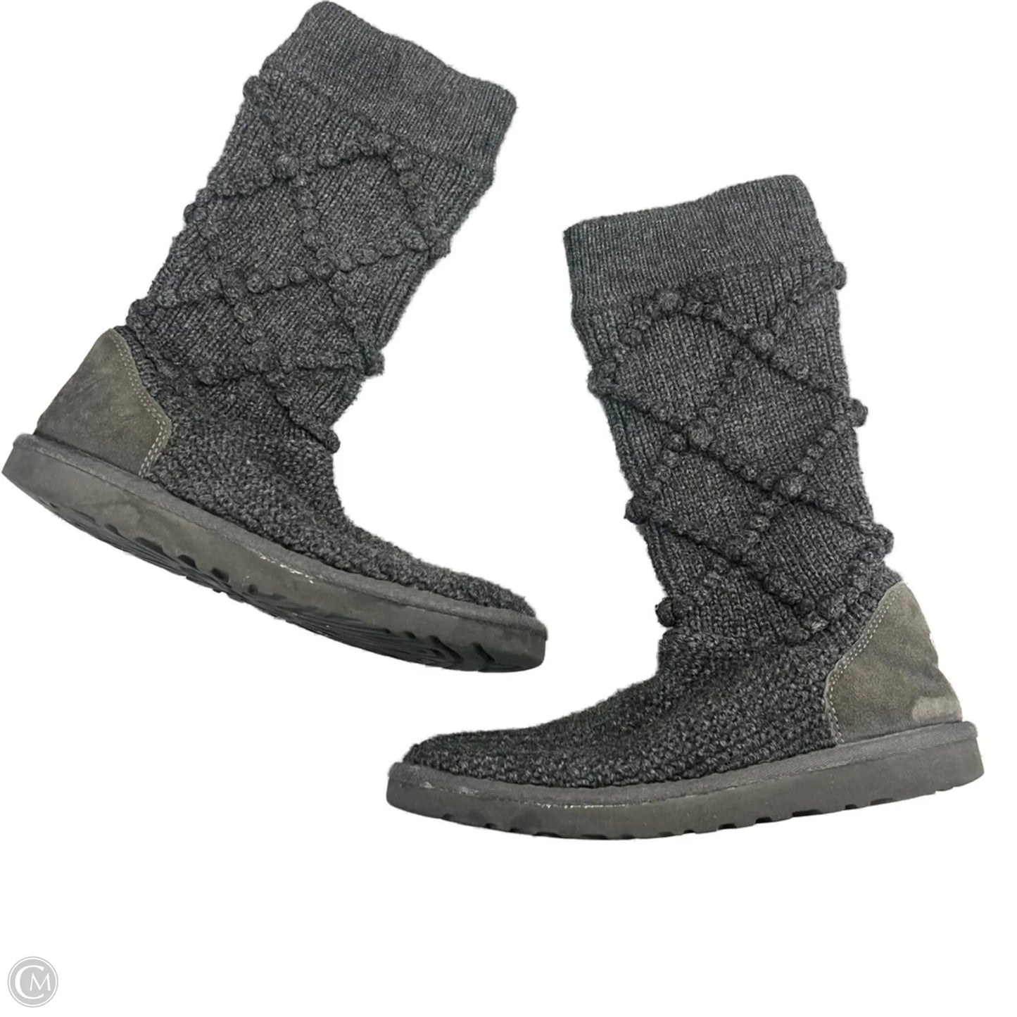 Boots Designer By Ugg In Grey, Size: 8