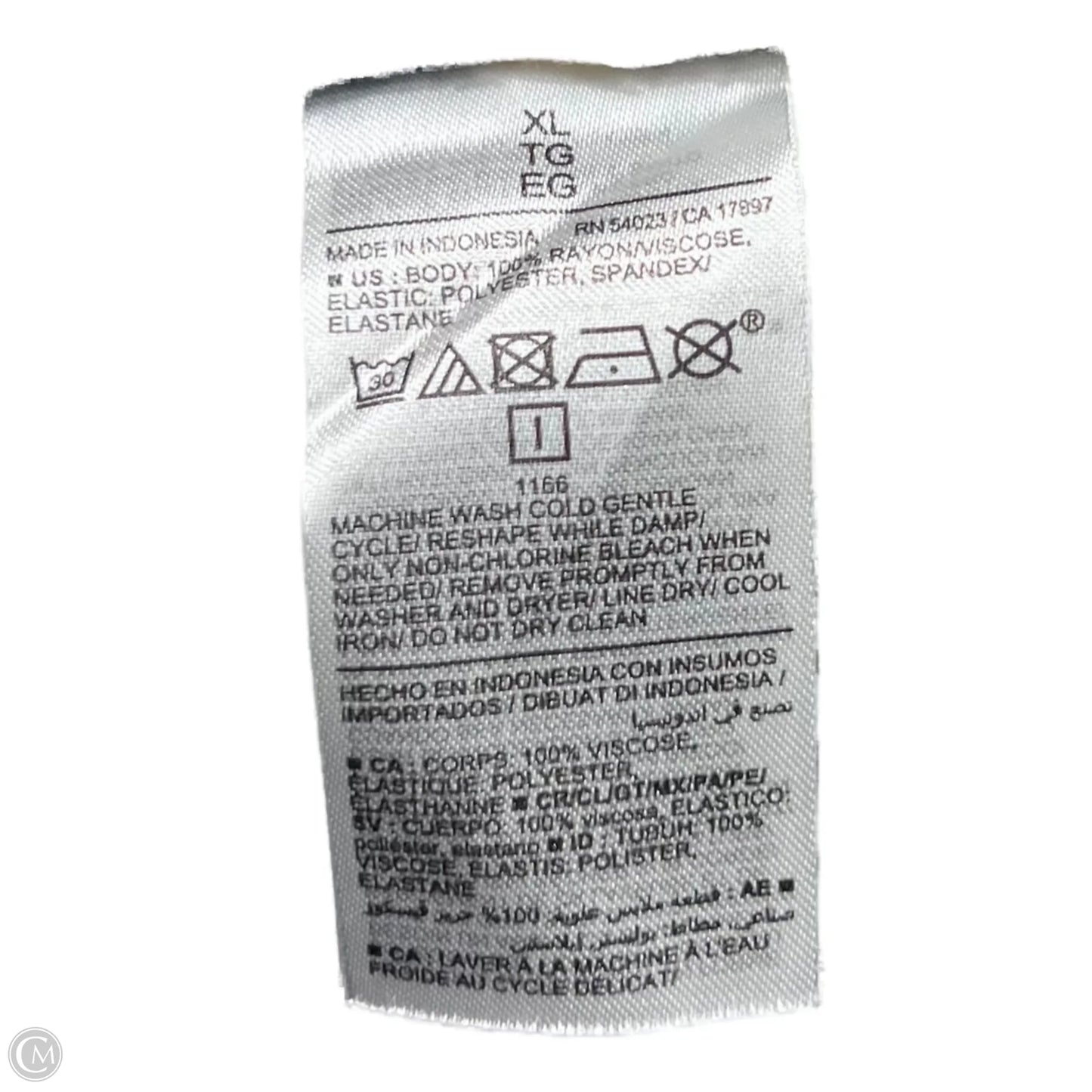 Top Sleeveless By Old Navy In Blue & Cream, Size: Xl