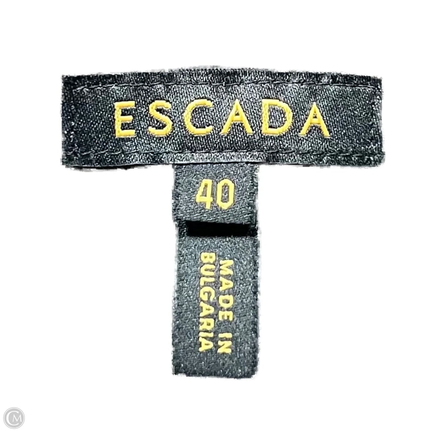 Dress Designer By Escada In Black & Red, Size: M