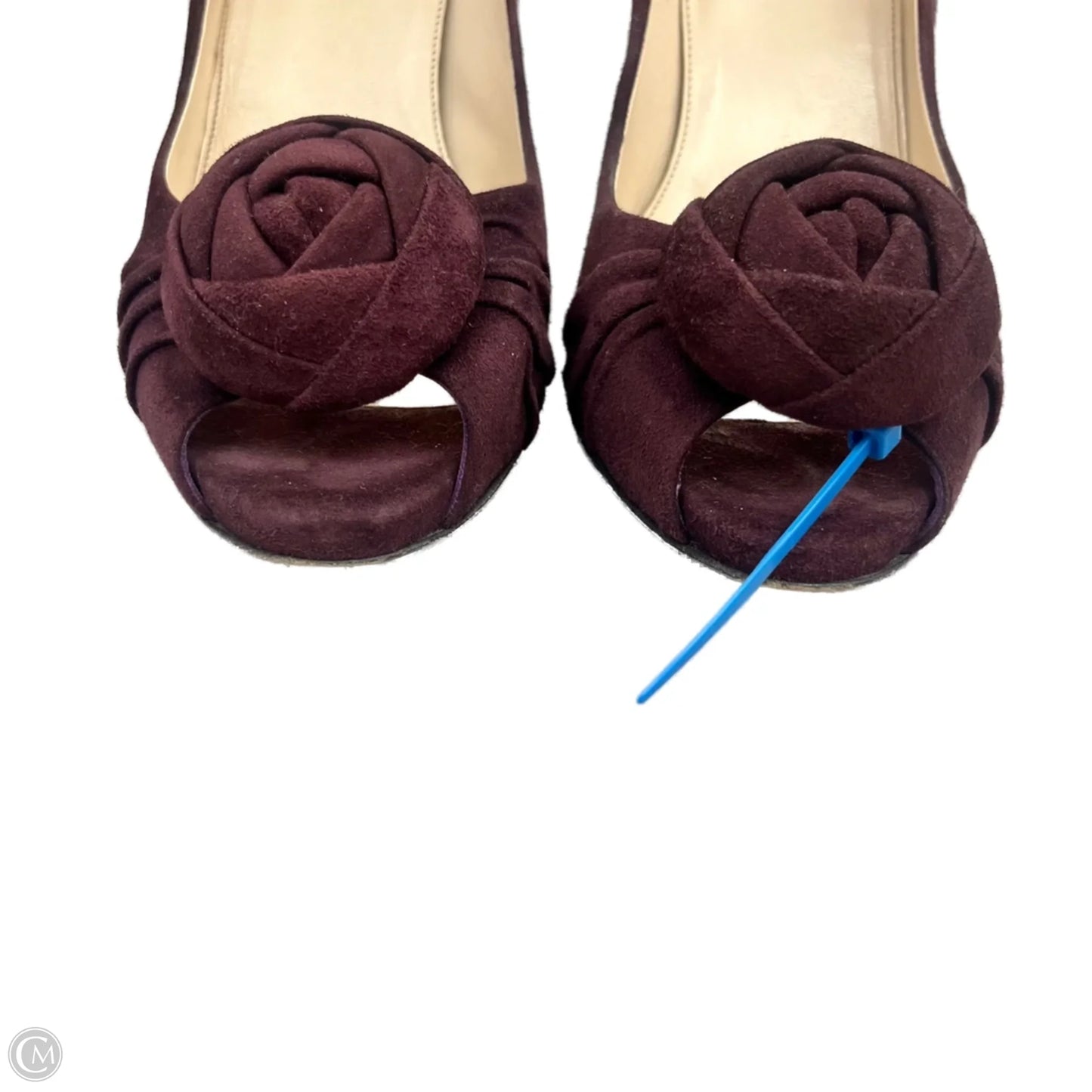 Sandals Luxury Designer By Prada In Purple, Size: 10.5
