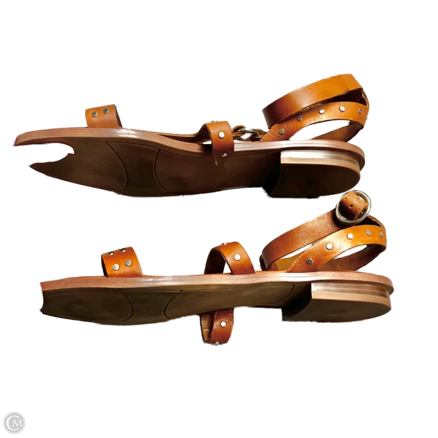 Sandals Flats By Franco Sarto In Bronze, Size: 9