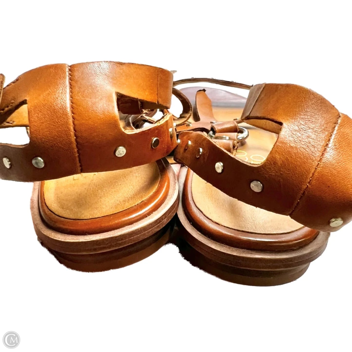 Sandals Flats By Franco Sarto In Bronze, Size: 9