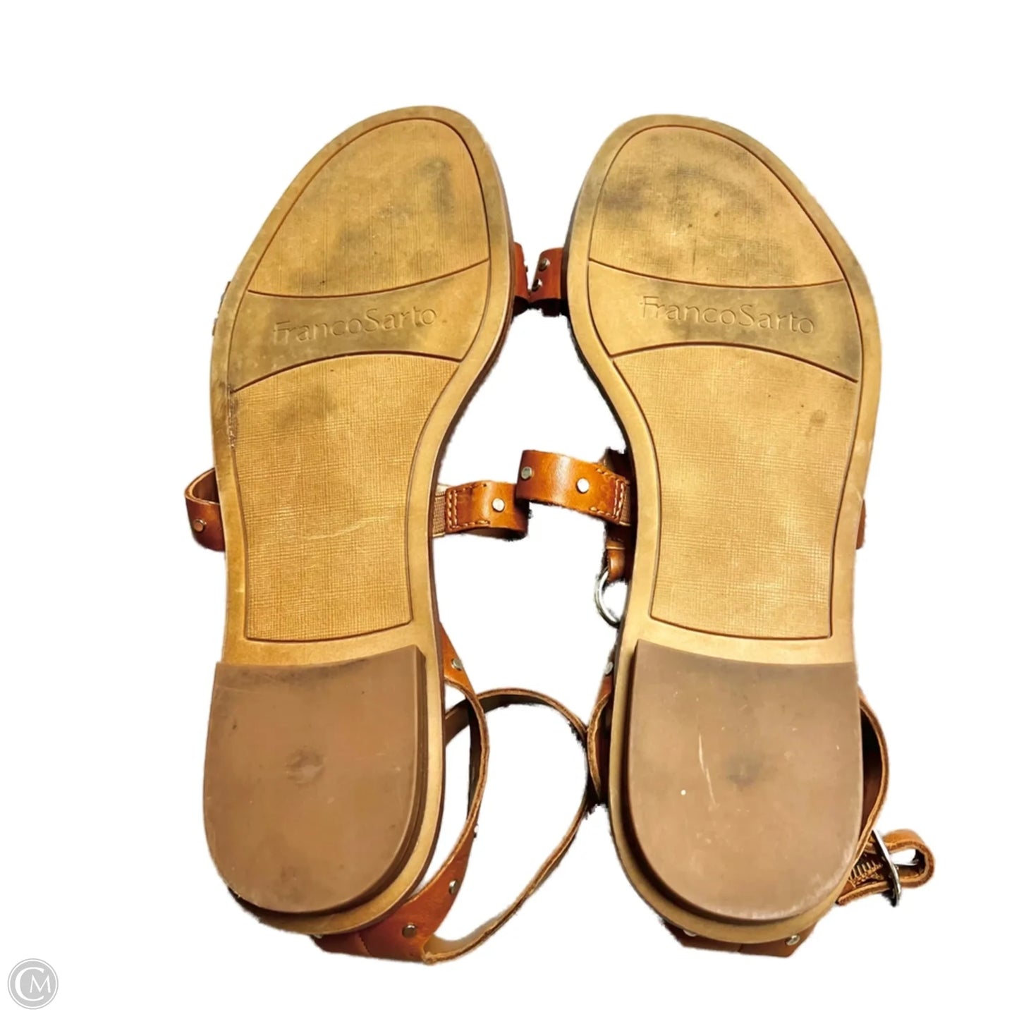 Sandals Flats By Franco Sarto In Bronze, Size: 9