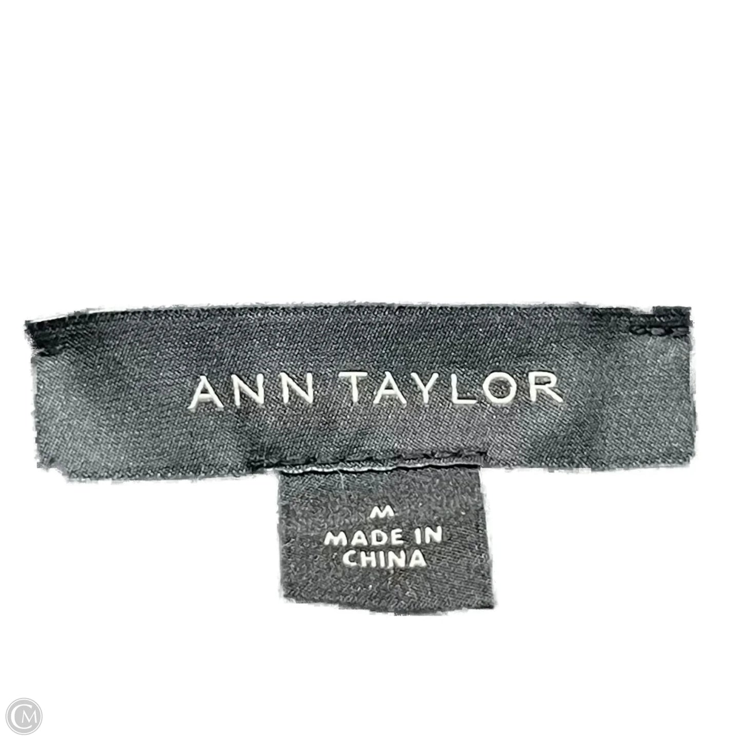Blazer By Ann Taylor In Black & Green, Size: M