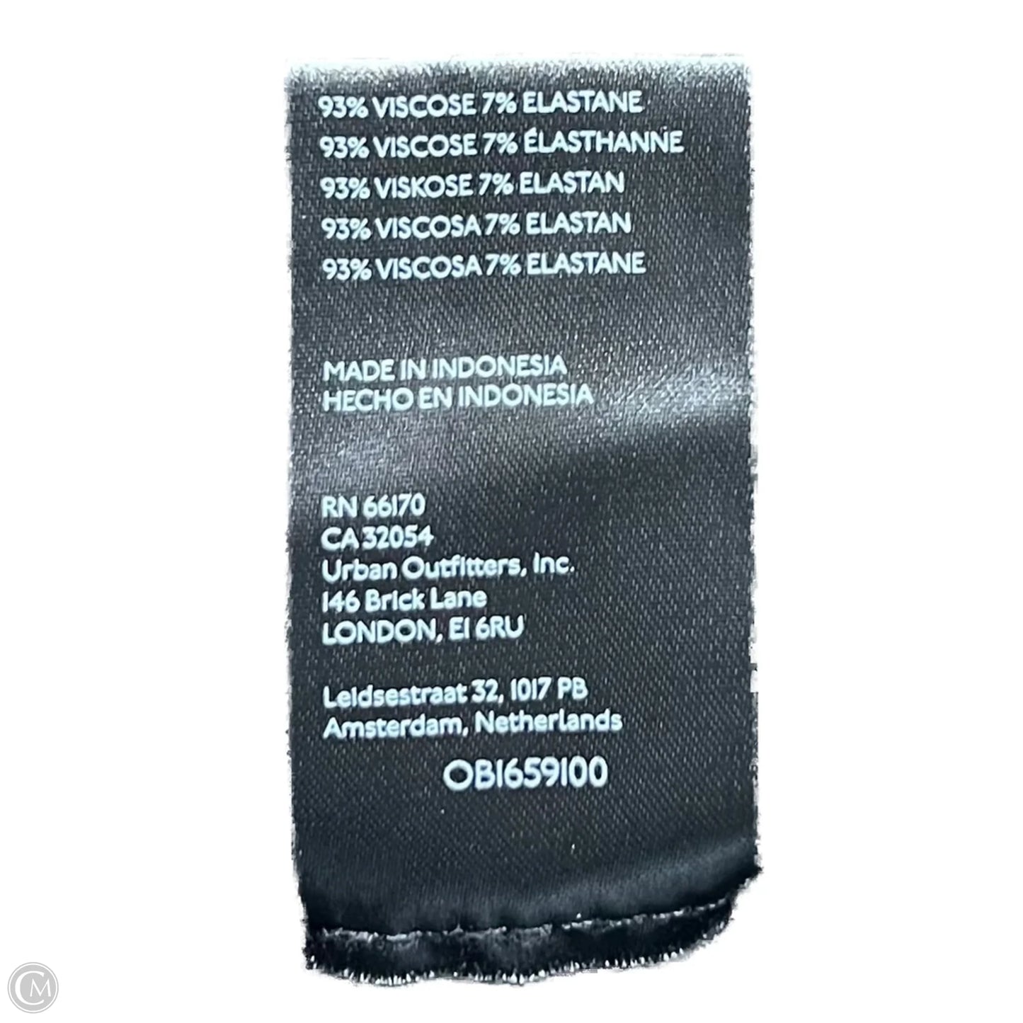 Top Short Sleeve By Anthropologie In Black, Size: M