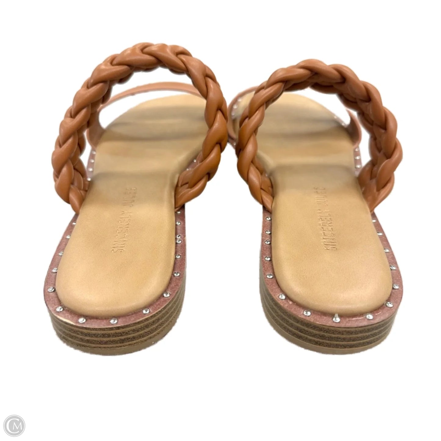 Sandals Flats By Sincerely Jules, In Brown, Size: 6.5
