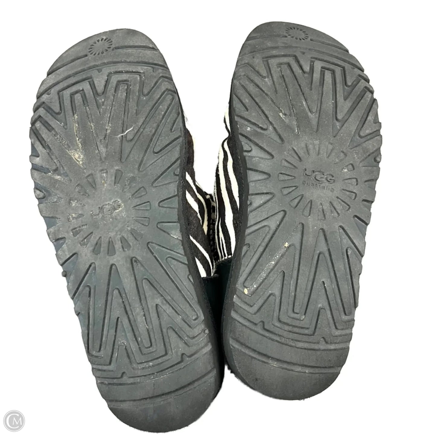 Boots Designer By Ugg In Zebra Print, Size: 8