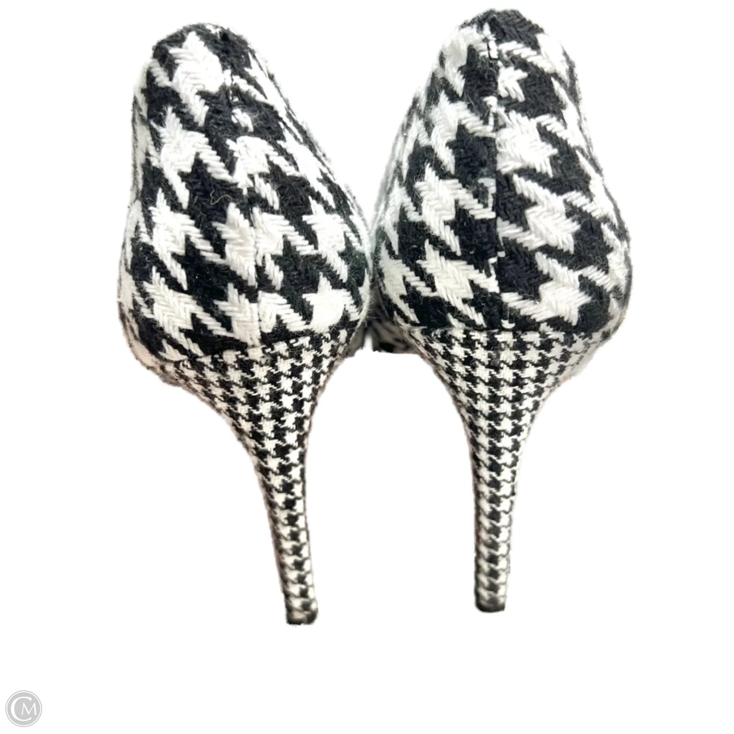 Shoes Heels Stiletto By Jessica Simpson In Black & White, Size: 7.5