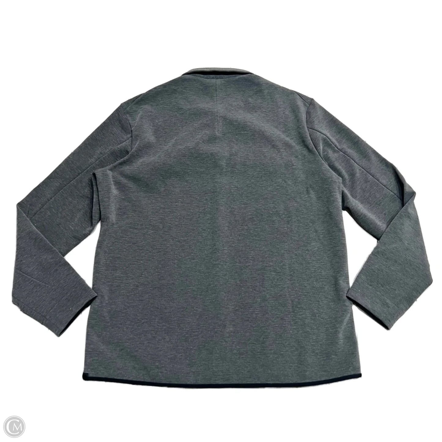 Top Long Sleeve By Lululemon In Grey, Size: Xl