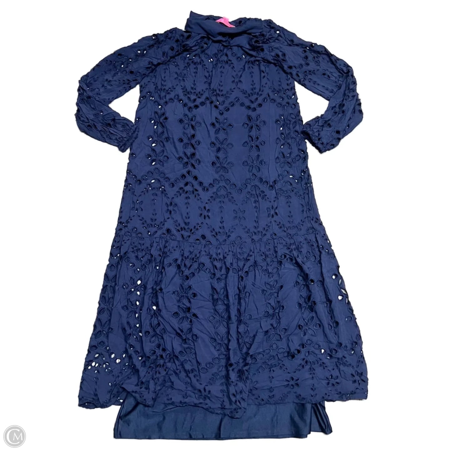 Dress Designer By Lilly Pulitzer In Navy, Size: L